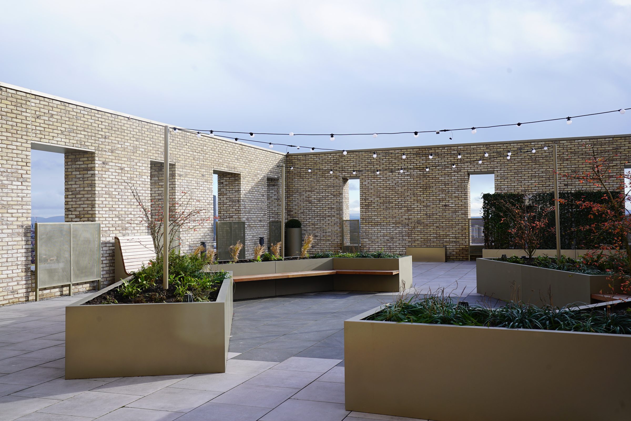 Terrace planters