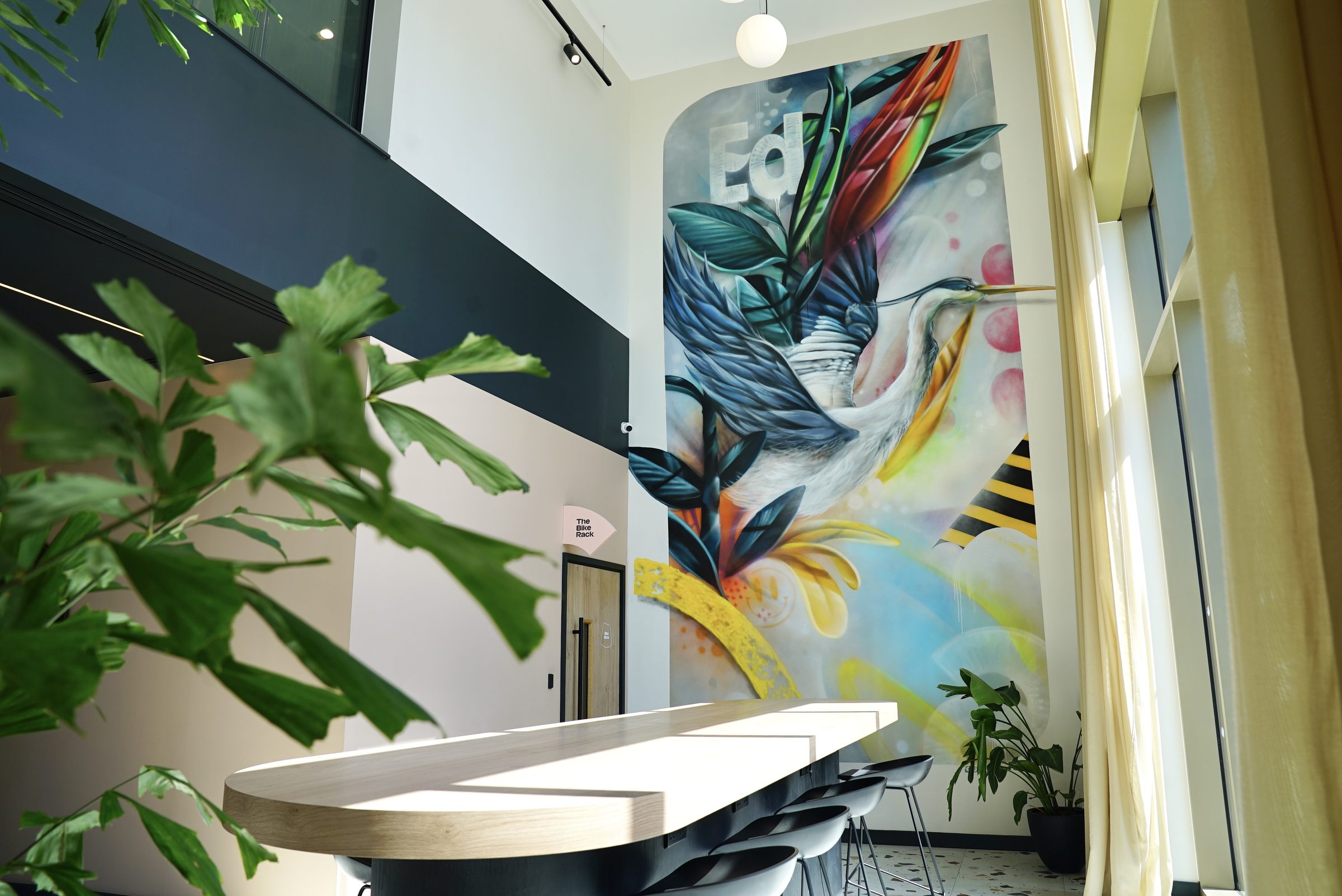 24/7 concierge desk at Eda Salford Quays